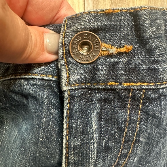 Calvin Klein Relaxed Fit Straight Jeans, Size 38x30 - Picture 4 of 14